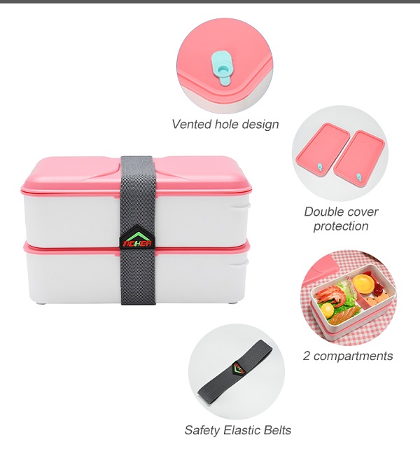 Double PP lunch box