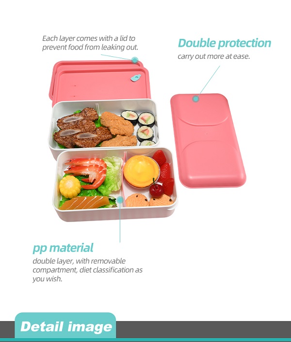 Double PP lunch box