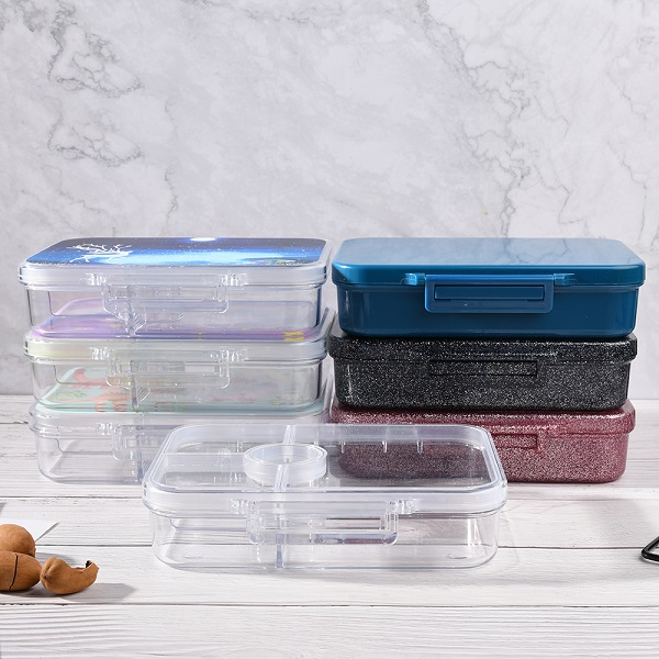 Clear lunch box