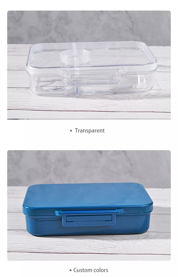 Clear lunch box