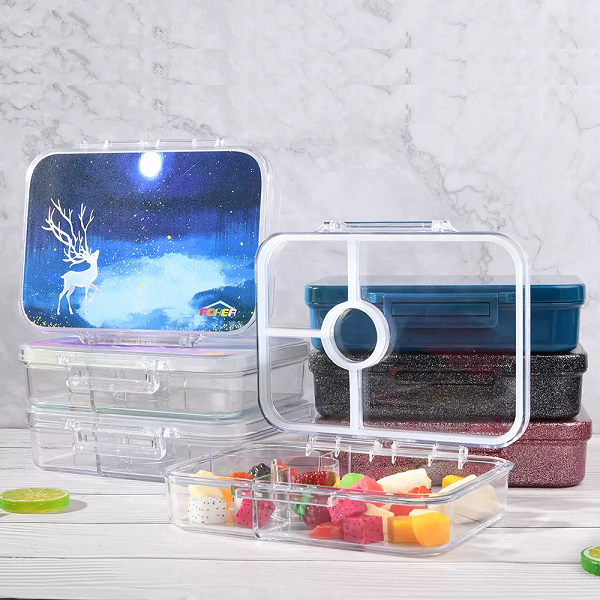 Clear lunch box